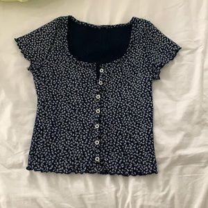 Floral Brandy Melville top